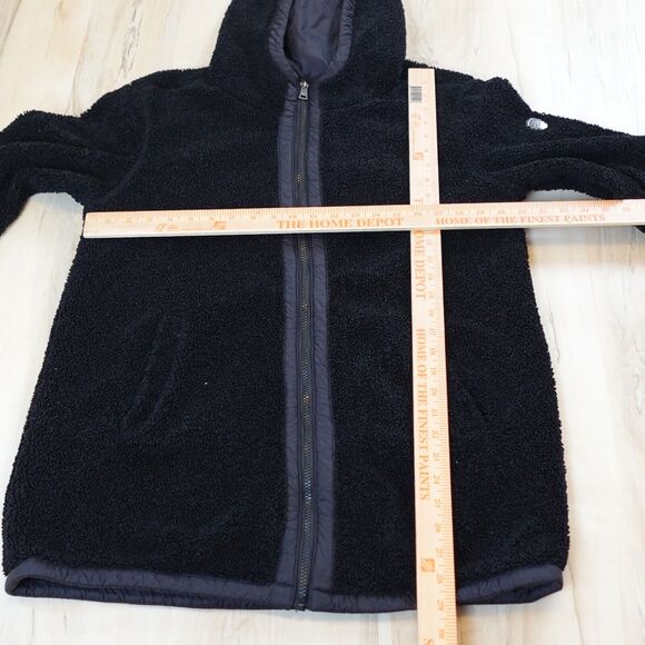 1 Madison Expedition Women Jacket Size Medium Black Fuzzy Full Zip - Picture 6 of 6